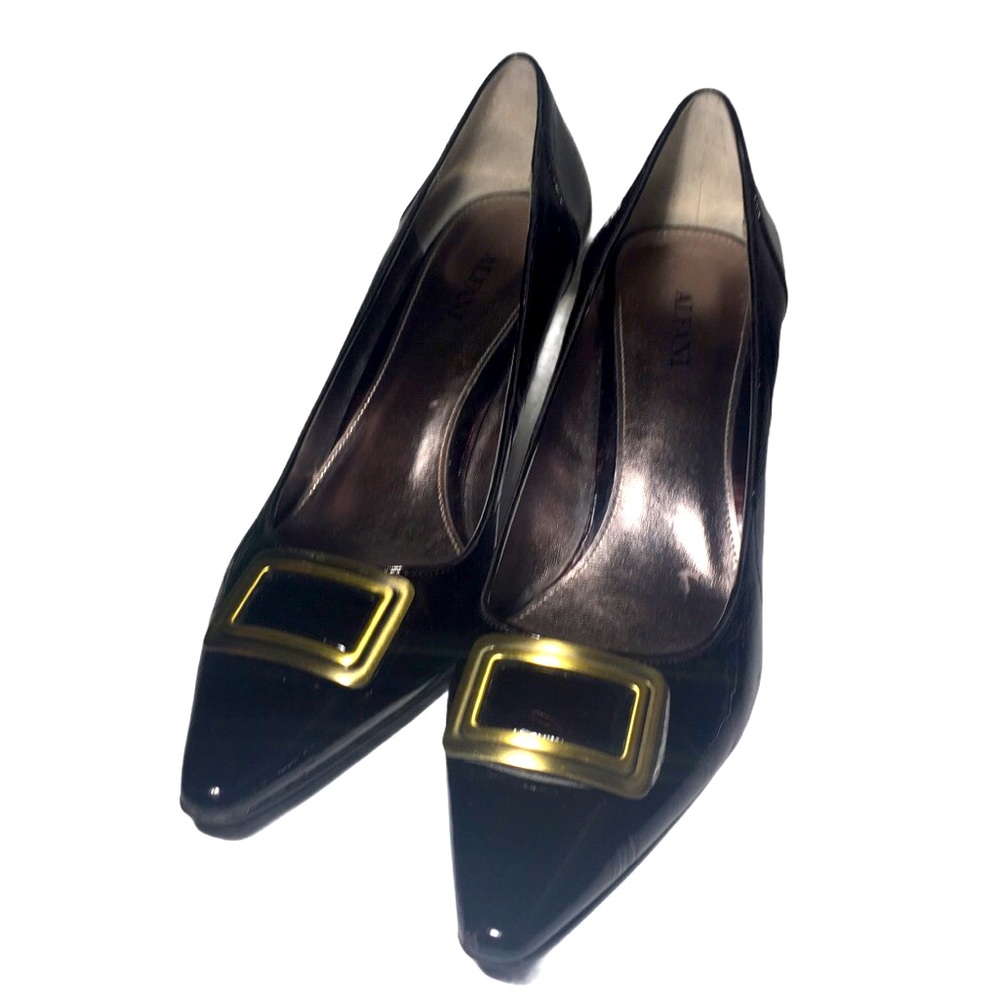 Alfani Dark Brown Buckled High Heels